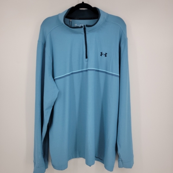 Under Armour UPF 30 Playoff 2.0 Long Sleeve 1/4 Zip Pullover Size 3XL - Picture 4 of 15